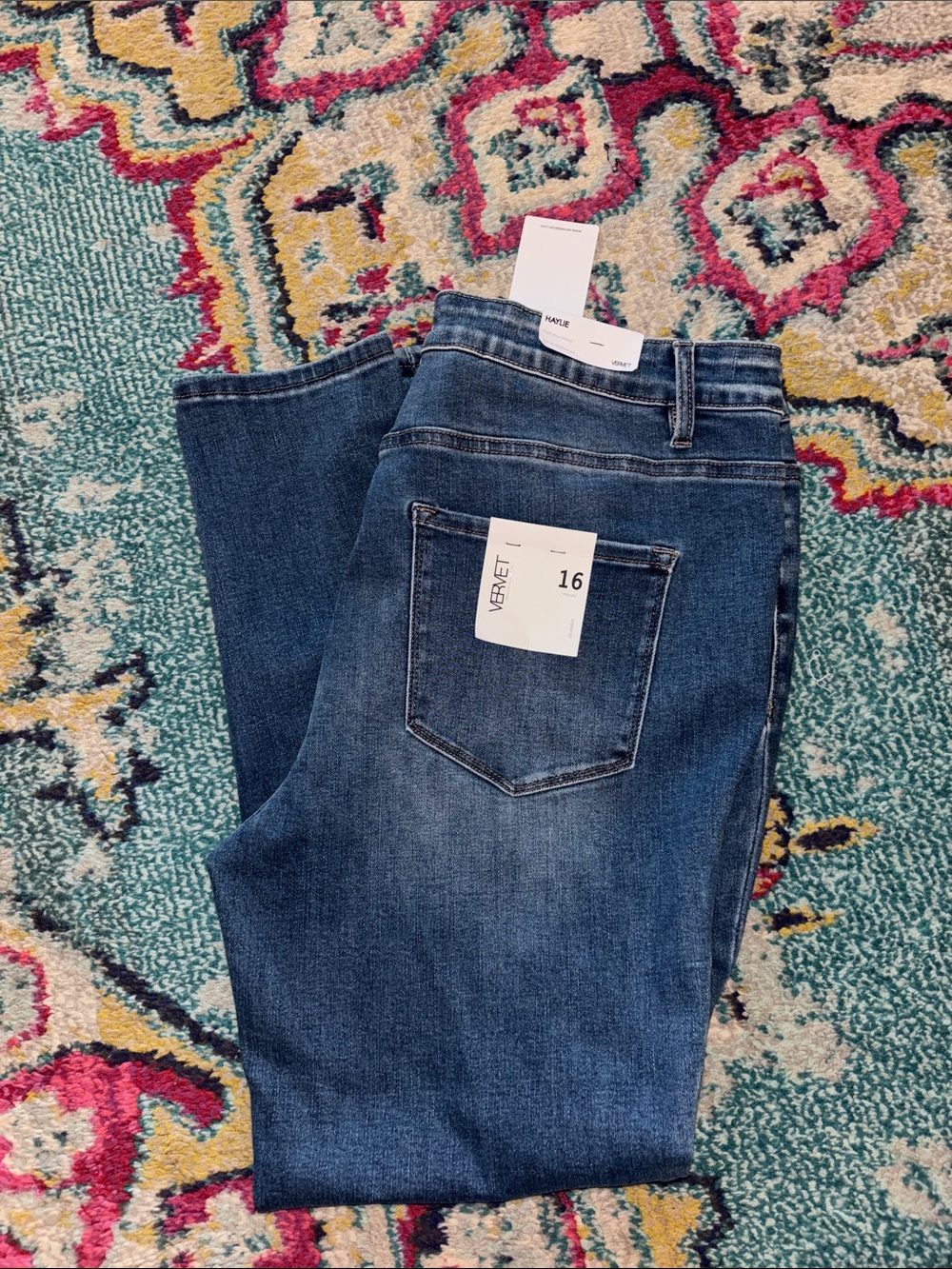 Vervet Haylie High-Rise Skinny Jeans - Light Blue Wash